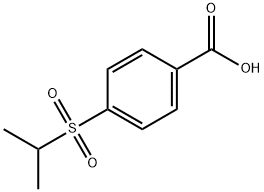 4-(异丙基磺酰基)苯甲酸 结构式