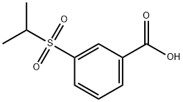 3-(丙烷-2-磺酰)苯甲酸 结构式