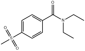 N,N-Diethyl-p-(methylsulfonyl)benzamide 结构式