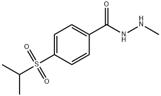 p-(Isopropylsulfonyl)-N'-methylbenzhydrazide 结构式