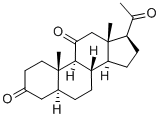 别孕烷三酮 结构式