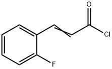 3-(2-FLUOROPHENYL)-2-PROPENOYLHLORIDE 结构式