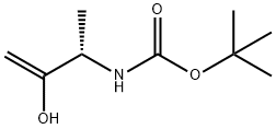Carbamic acid, [(1S)-2-hydroxy-1-methyl-2-propenyl]-, 1,1-dimethylethyl ester 结构式