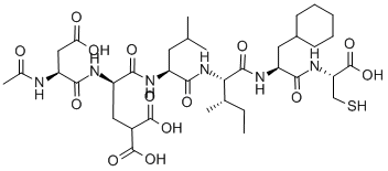 AC-ASP-DGLA-LEU-ILE-CHA-CYS 结构式