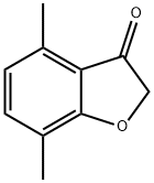 4,7-二甲基-1-苯并呋喃-3-酮 结构式