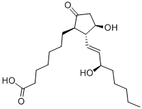15(R)-前列腺素E1 结构式