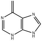 1H-Purine, 6,7-dihydro-6-methylene- (9CI) 结构式