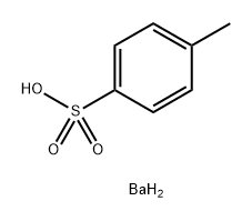 barium di(toluene-4-sulphonate)  结构式