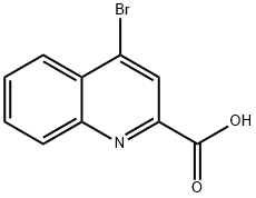 4-溴喹啉-2-羧酸 结构式