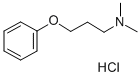 N,N-Dimethyl-3-phenoxypropylamine hydrochloride 结构式