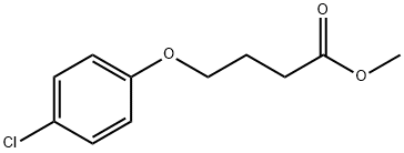 4-氯苯氧-4-基丁酸甲酯 结构式