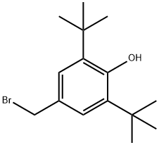 2,6-二叔丁基-4-溴甲基苯酚 结构式