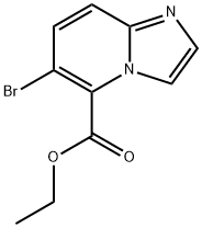 6-溴咪唑并[1,2-A]吡啶-5-羧酸乙酯 结构式