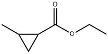 2-甲基环丙烷-1-羧酸乙酯 结构式
