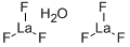 LANTHANUM(+3)FLUORIDE HEMIHYDRATE 结构式