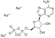 腺苷5'-二磷酸三钠 结构式