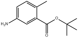 5-氨基-2-甲基苯甲酸叔丁酯 结构式