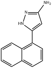 5-萘-1-基-2H-吡唑-3-胺 结构式