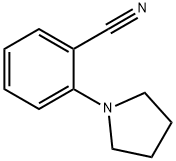 2-吡咯烷苯甲腈 结构式
