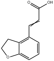 3-(2,3-DIHYDRO-BENZOFURAN-4-YL)-ACRYLIC ACID 结构式