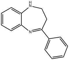 4-苯基-2,3-二氢-1H-1,5-苯并二氮 结构式