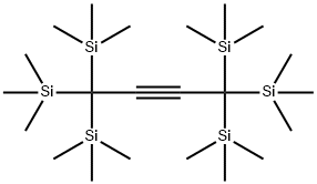 trimethyl-[1,1,4,4,4-pentakis(trimethylsilyl)but-2-ynyl]silane 结构式