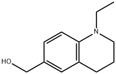 1-ETHYL-1,2,3,4-TETRAHYDROQUINOLINE-6-METHANOL 结构式