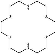 1,4,10,13-四噻-7,16-二氮环十八烷 结构式