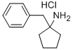 Cyclopentylamine, 1-benzyl-, hydrochloride 结构式