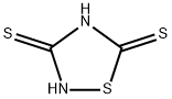 1,2,4-thiadiazolidine-3,5-dithione 结构式