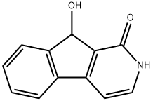 2H-Indeno[2,1-c]pyridin-1(9H)-one,  9-hydroxy-  (8CI) 结构式