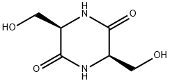 (3R,6R)-3,6-双(羟甲基)哌嗪-2,5-二酮 结构式