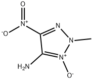 2H-1,2,3-Triazol-4-amine,  2-methyl-5-nitro-,  3-oxide 结构式