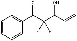 4-Penten-1-one, 2,2-difluoro-3-hydroxy-1-phenyl- (9CI) 结构式
