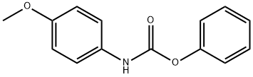 苯基(4-甲氧基苯基)氨基甲酸酯 结构式