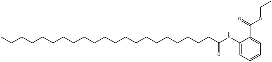 乙基 N-二十二烷酮-邻-氨基苯甲酸酯 结构式