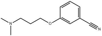 3-[3-(dimethylamino)propoxy]benzonitrile 结构式
