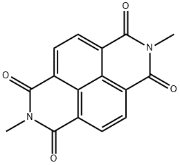 N,N'-二甲基-1,4,5,8-萘四甲酸二酰亚胺 结构式