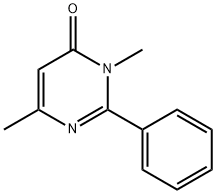 3,6-Dimethyl-2-phenylpyrimidin-4(3H)-one 结构式