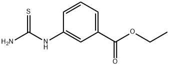 1-(3-乙氧羰基苯基)-2-硫脲 结构式