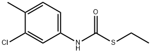 ETHYL 3-CHLORO-4-METHYLTHIOLCARBANILATE 结构式