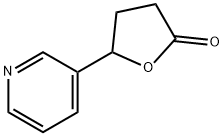 (-5-(3-Pyridyl)tetrahydro-2-furanone 结构式