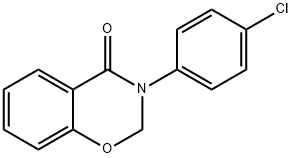 3-(4-Chlorophenyl)-2H-1,3-benzoxazin-4(3H)-one 结构式