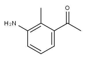 1-(3-胺基-2-甲基苯基)乙-1-酮 结构式