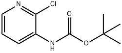 (2-氯-吡啶-3-基)-氨基甲酸叔丁酯 结构式