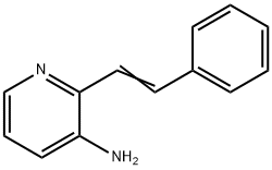 2-(2-苯基乙烯基)-3-氨基吡啶 结构式