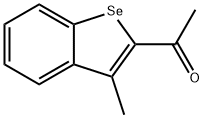 1-[3-Methylbenzo[b]selenophen-2-yl]ethanone 结构式