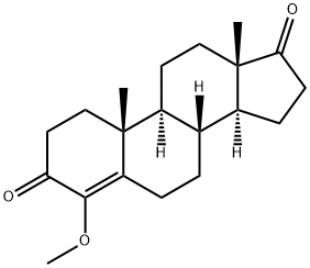 4-ANDROSTEN-4-OL-3,17-DIONE 4-METHYLETHE R 结构式