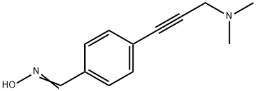 4-[3-(DIMETHYLAMINO)PROP-1-YNYL]BENZALDEHYDE OXIME 结构式