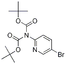2-(N,N-二叔丁氧羰基氨基)-5-溴吡啶 结构式